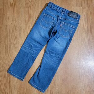 Levi's 511 Slim Boys Denim Jeans Pants Blue Medium Wash Size 5 Years